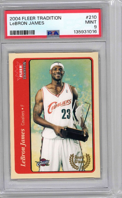 2004 FLEER TRADITION LeBRON JAMES