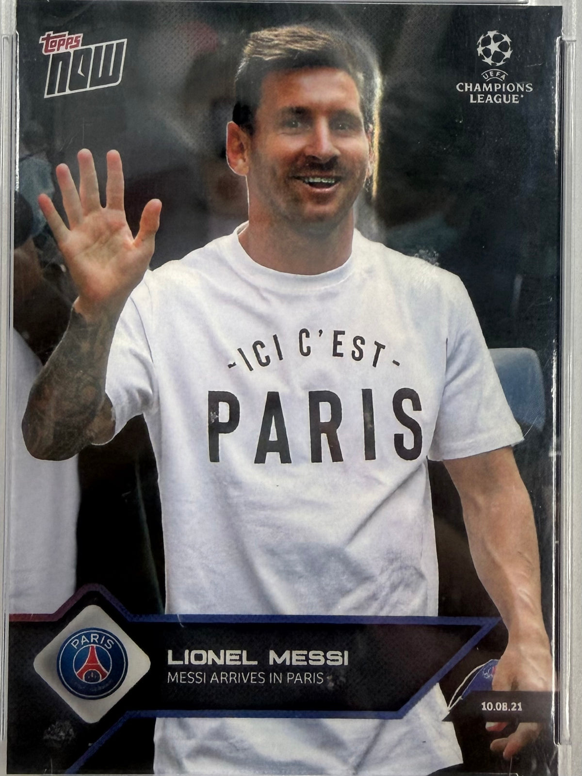2021 TOPPS NOW UCL LIONEL MESSI