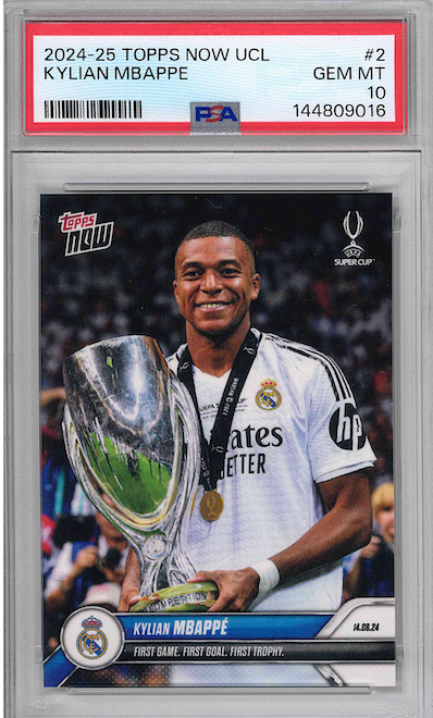 2024-25 TOPPS NOW UCL KYLIAN MBAPPE