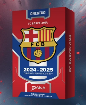 2024-25 DAKA FC BARCELONA ONE & TWO SOCCER CARD