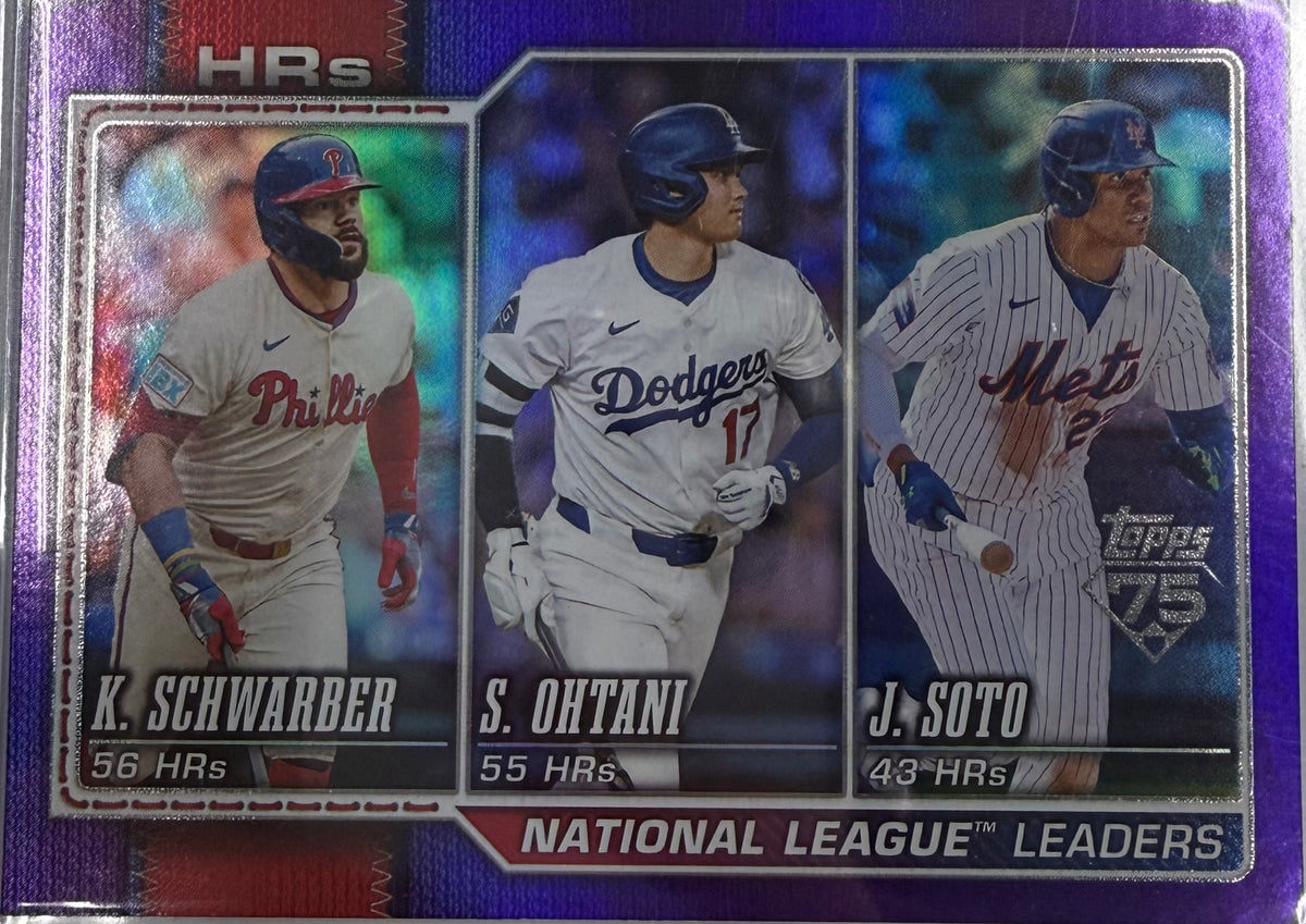 HRS NATIONAL LEAGUE LEADERS SHOHEI OHTANI