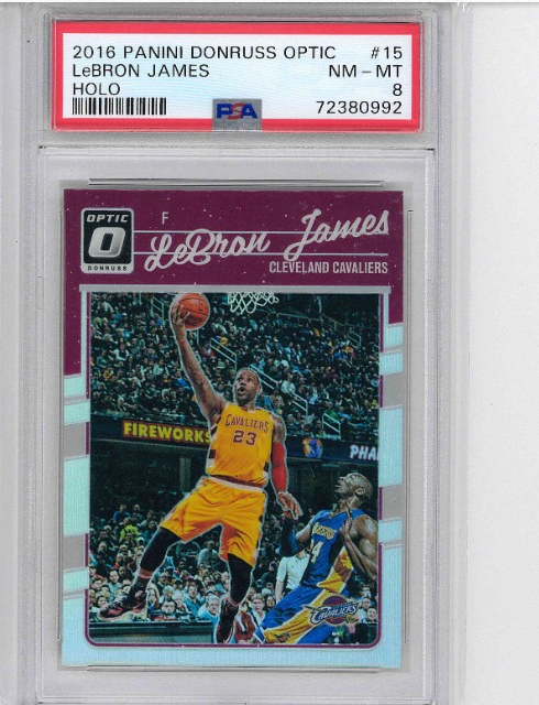 2016 PANINI DONRUSS OPTIC LeBRON JAMES HOLO