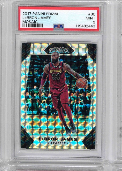 2017 PANINI PRIZM LeBRON JAMES MOSAIC