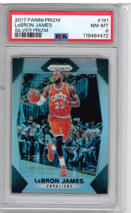 2017 PANINI PRIZM LeBRON JAMES SILVER PRIZM