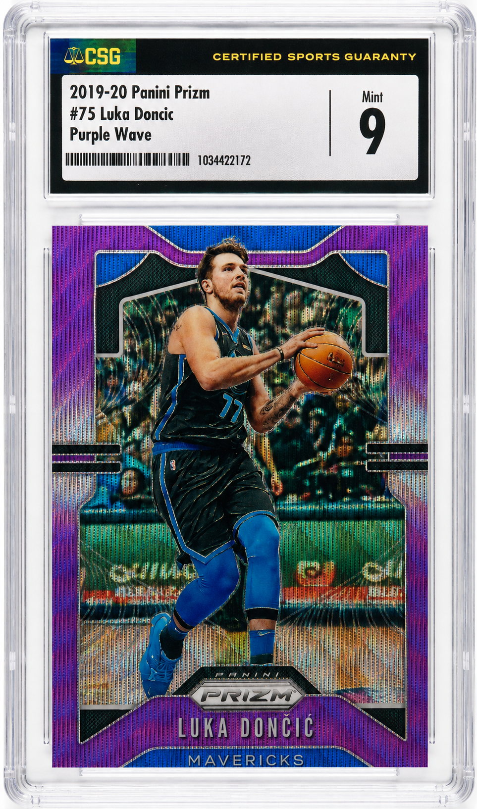 2019-20 Panini Prizm#75 LUKA DONCIC PurpleWave