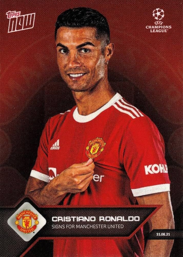 2021 TOPPS NOW UCL CRISTIANO RONALDO