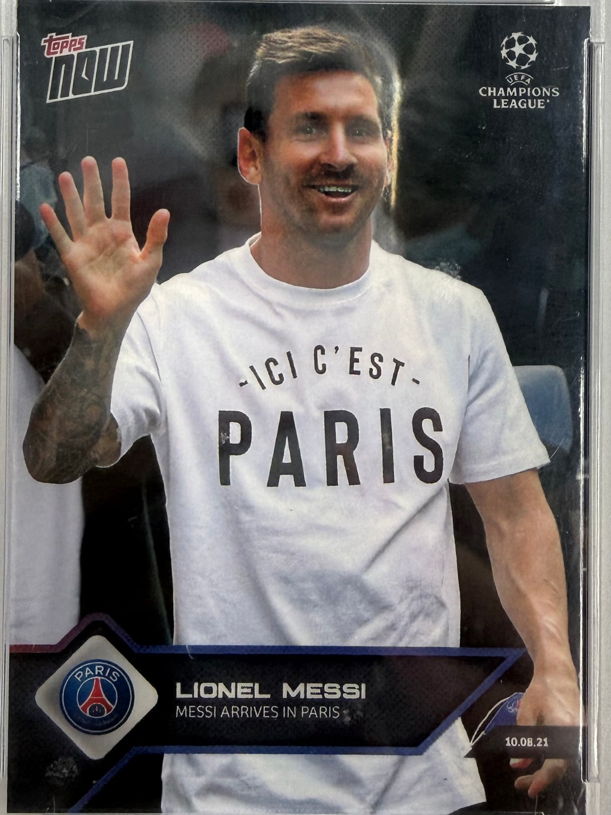 2021 TOPPS NOW UCL LIONEL MESSI