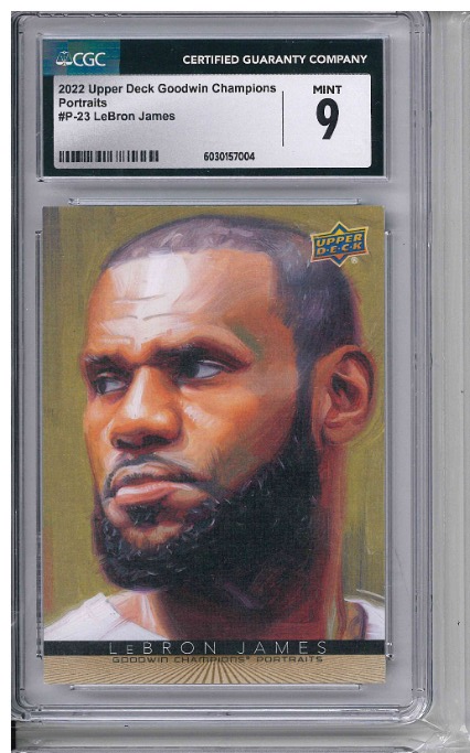 2022 Upper Deck Goodwin Champions Portraits #P-23 LeBron James