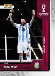 2022 PANINI INSTANT LIONEL MESSI FIFA WORLD CUP QATAR PSA