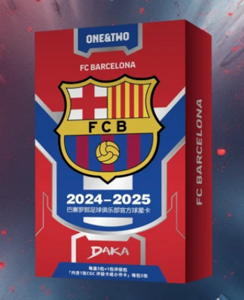 2024-25 DAKA FC BARCELONA ONE & TWO SOCCER CARD