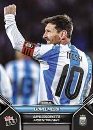 2024-25 Topps Now Argentina #002 Lionel Messi