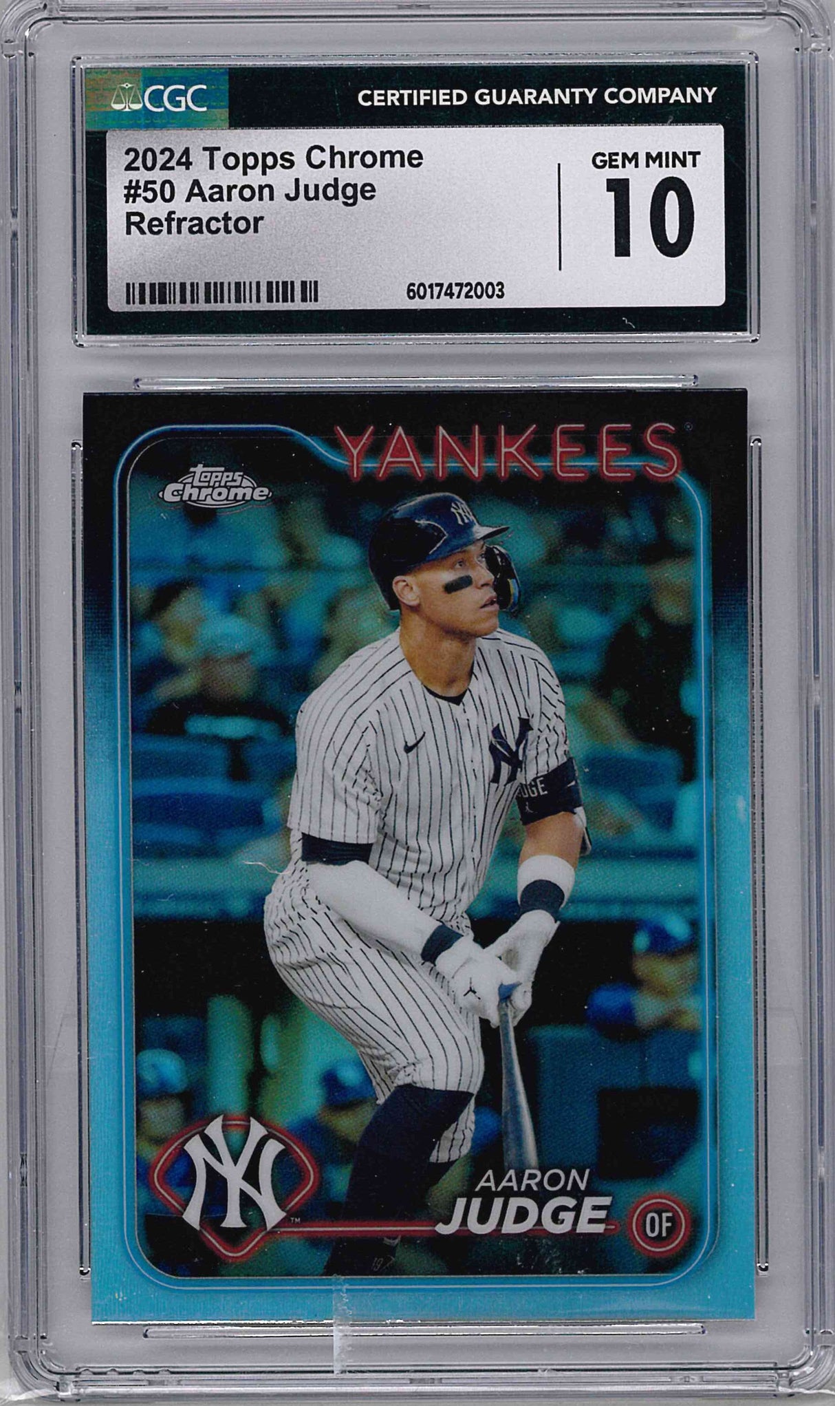 2024 Topps Chrome #50 Aaron Judge Refractor