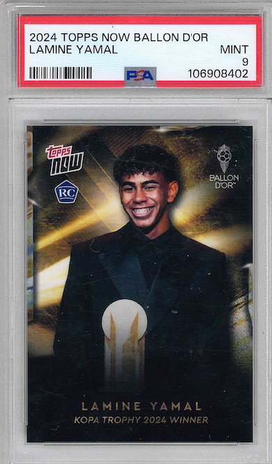 2024 TOPPS NOW BALLON D'OR LAMINE YAMAL