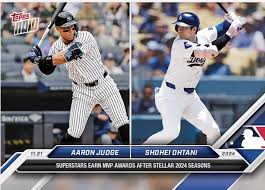 2024 Topps Now Off-Season #OS-JO Aaron Judge/Shohei Ohtani