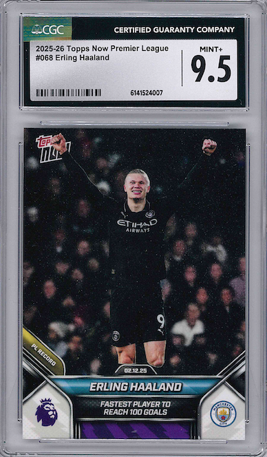 2025-26 Topps Now Premier League #068 Erling Haaland
