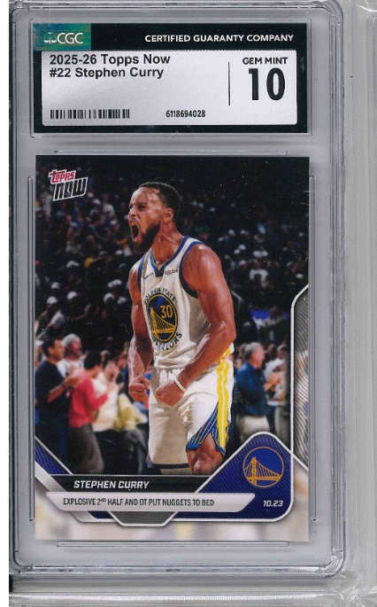 2025-26 Topps Now #22 Stephen Curry