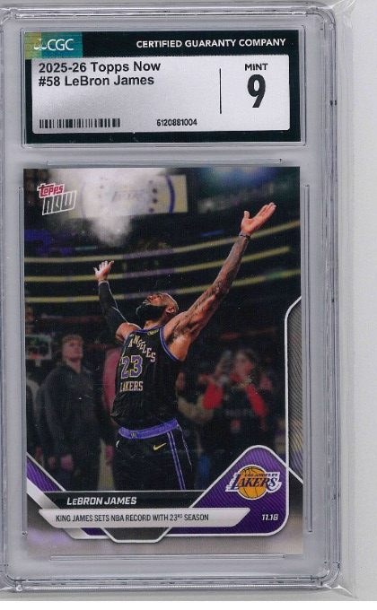 2025-26 Topps Now #58 LeBron James