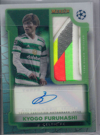 TOPPS CERTIFIED AUTOGRAPH ISSUE KYOGO FURUHASHI CELTICFC