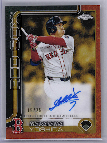 TOPPS CERTIFIED AUTOGRAPH ISSUE MASATAKA YOSHIDA 15