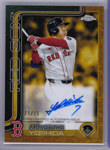 TOPPS CERTIFIED AUTOGRAPH ISSUE MASATAKA YOSHIDA 71