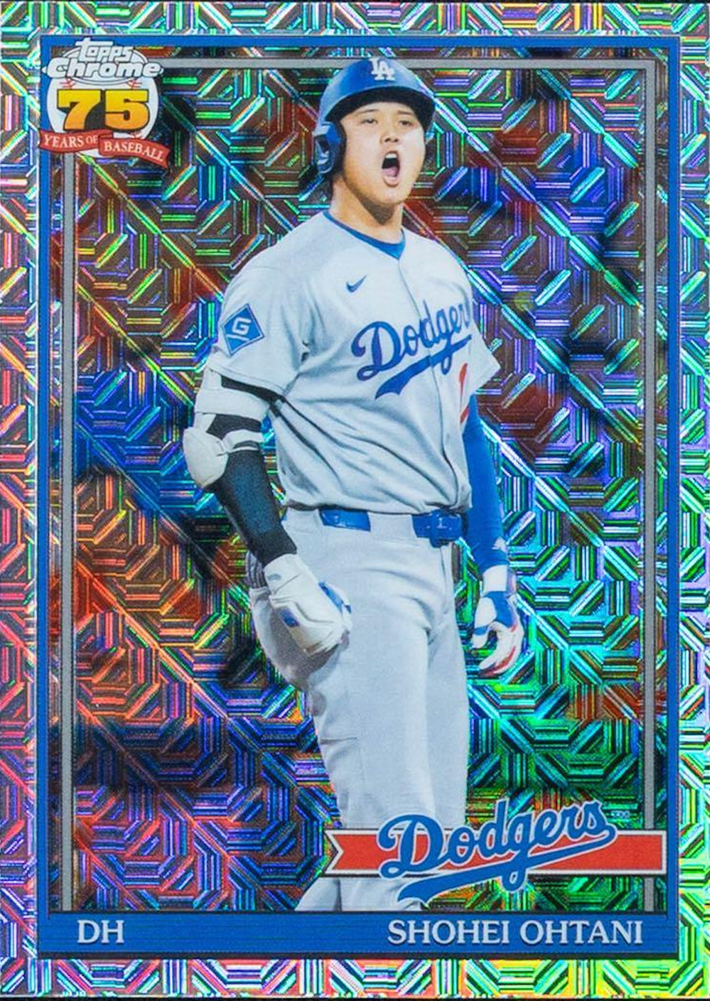 Topps Chrome75 Dodgers SHOHEI OHTANI